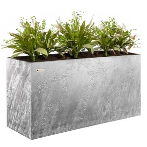 Donica ogrodowa De Lux "Pearly Stone - L"