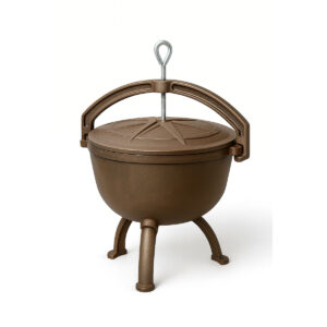 Kociołek żeliwny na ognisko do pieczonek – 7 L