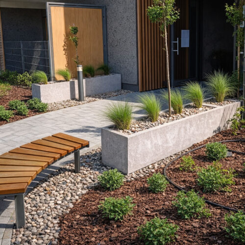 Podłużna donica na wymiar